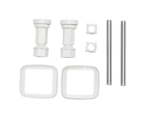 form&style Anantara toiletzitting, gegoten hout, wit, soft-close mechanisme tbd01