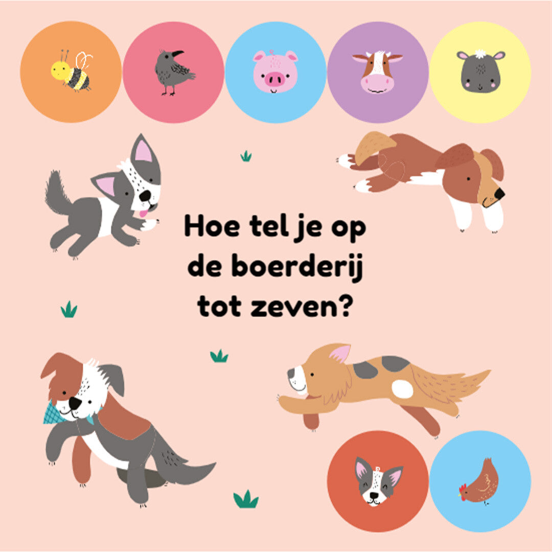 Uitgeverij rebo kartonboek 123 boe!