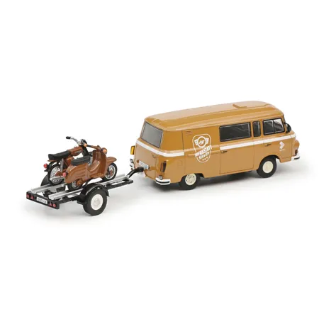 Schuco 450364200 - Barkas B1000 Anh.m.2 Mot.1:43