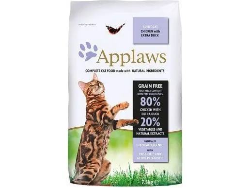 Applaws Adult Chicken & Duck grain-free cat food, 7.5 kg