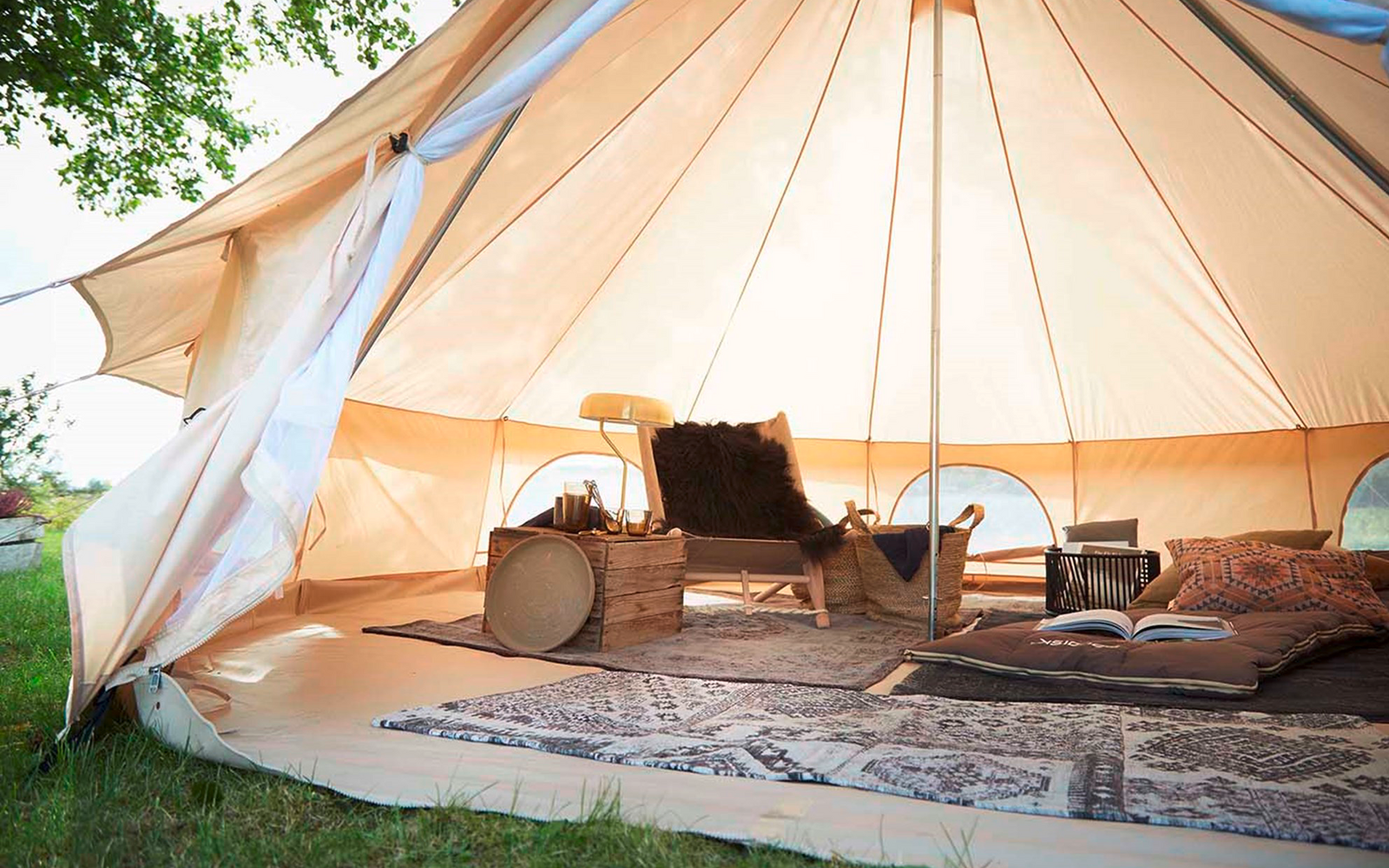 Nordisk Asgard 12.6 Baumwoll Glockenzelt für natural für 6 Personen