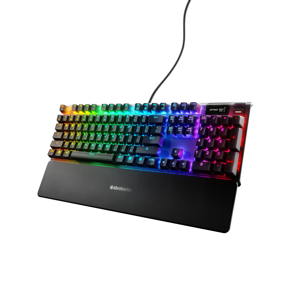 SteelSeries - Apex 7 Red Switch Gaming Keyboard - Red Switch - Nordic Layout
