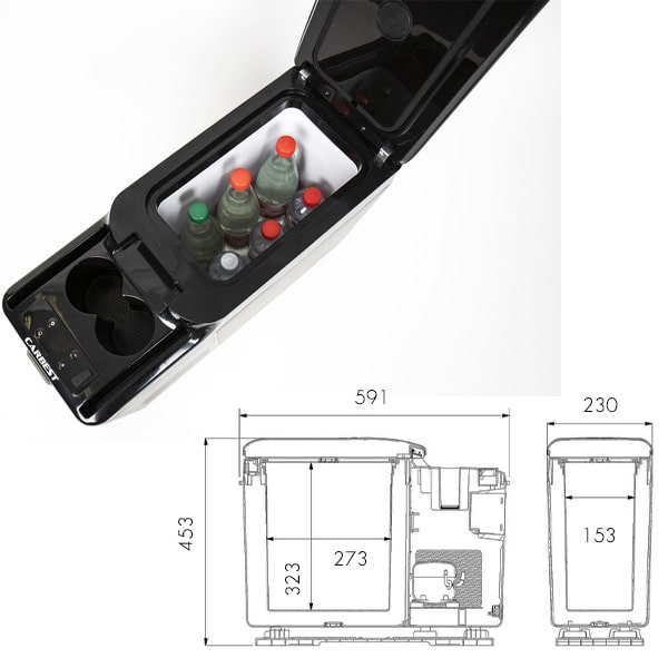 Glacière à compression Carbest 14L pour Ducato