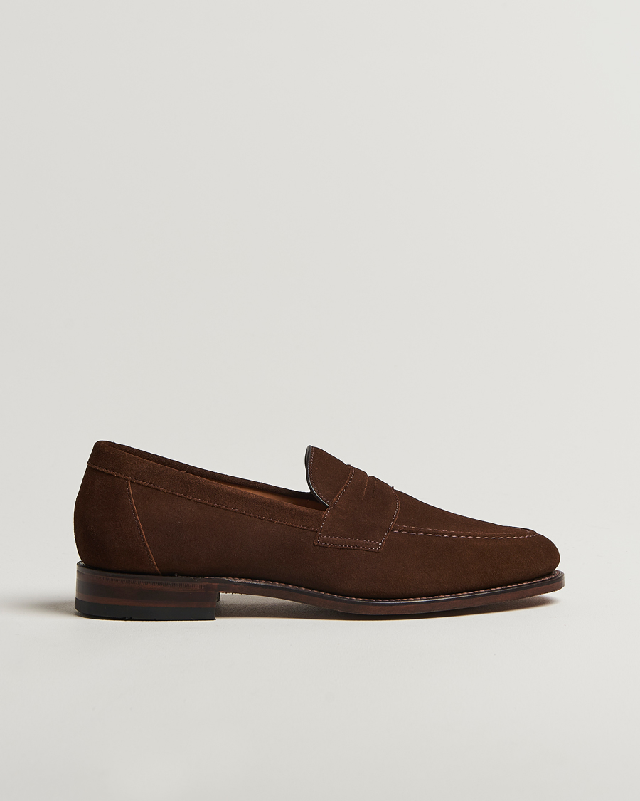 Loake 1880 Imperial Suede Loafers Brown