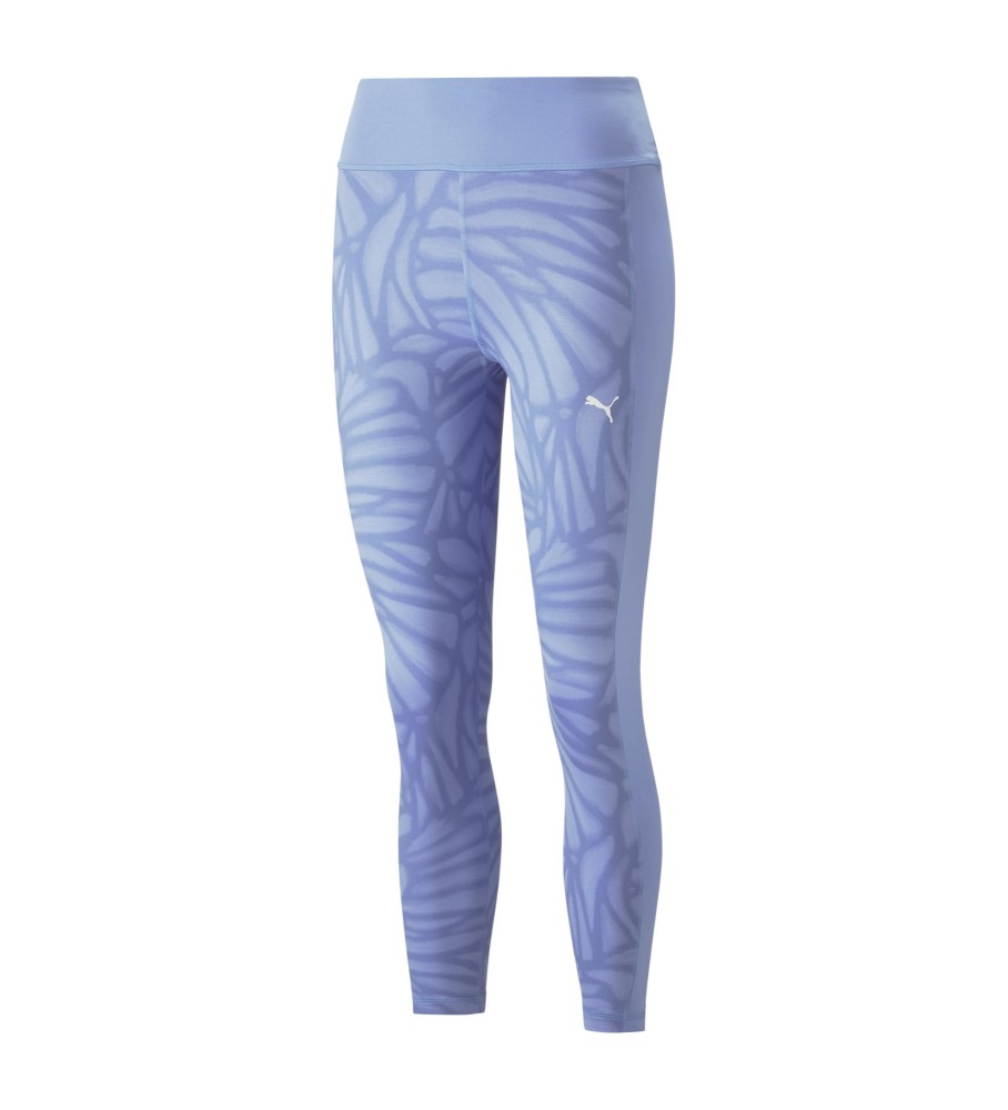 Legging Puma Train Favorites AOP Cintura Alta 7/8 lilás