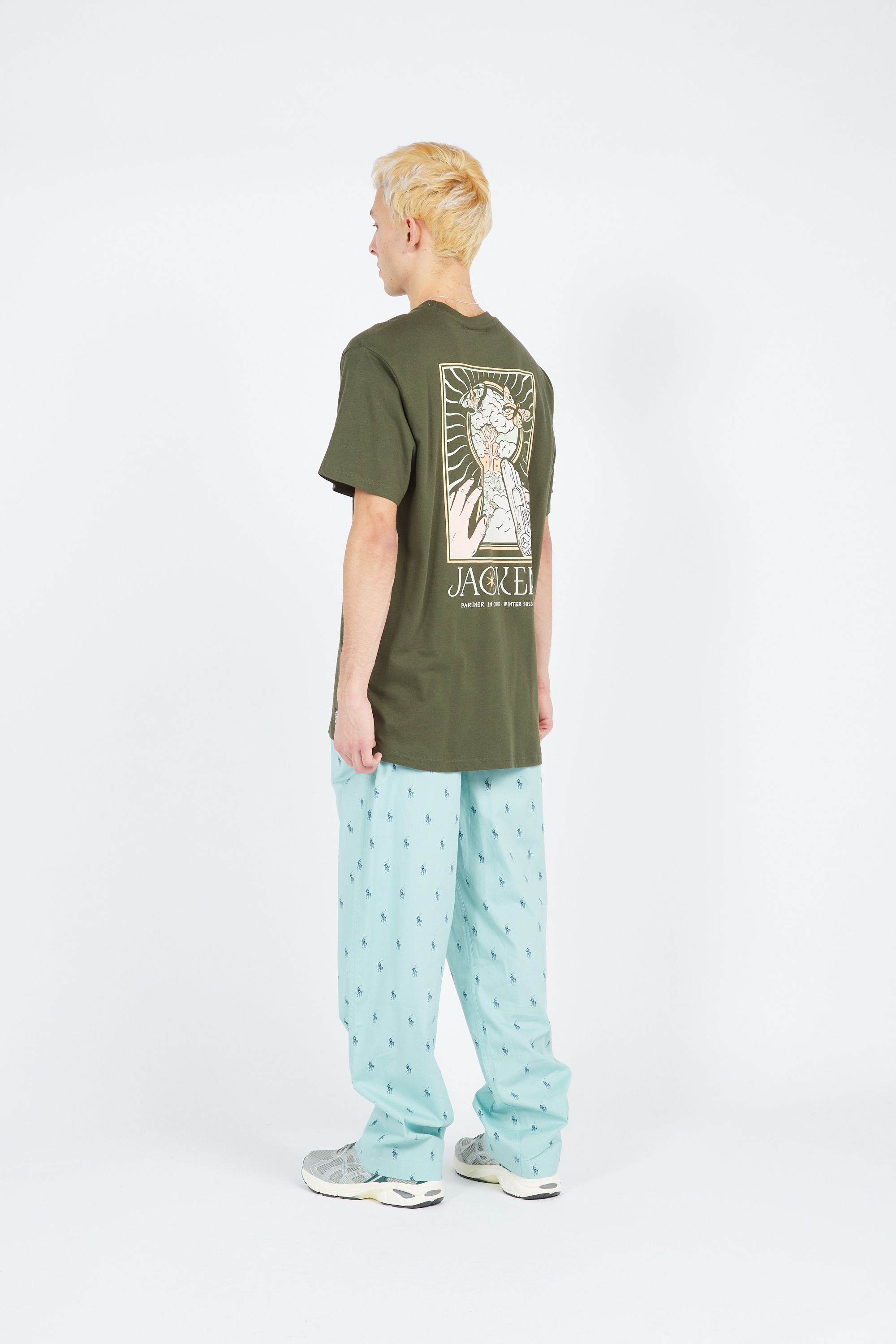 POLO RALPH LAUREN Pyjama COTTON-SLE-BOT Vert