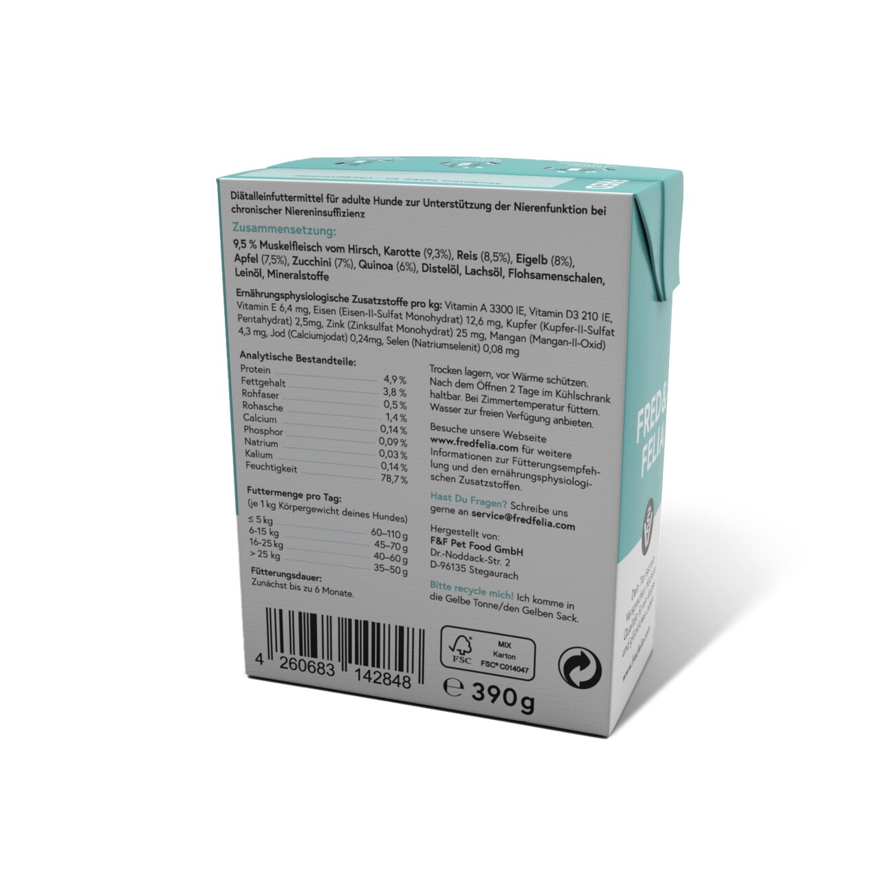 Fred & Felia FRED VET Low Protein (10x390g)