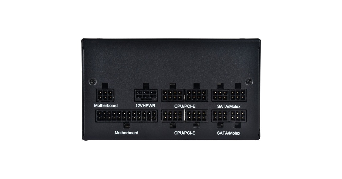 SilverStoneDA750R-GM Gold, modulaire 750 watt voeding   (Zwart, 4x PCIe)