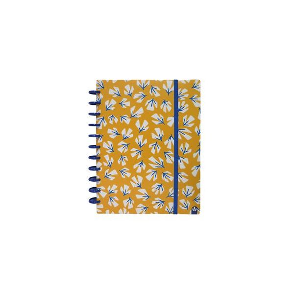Ingeniox Caderno A4 Pautado 100Fl Ldt Edition #2 com Elástico Amarelo