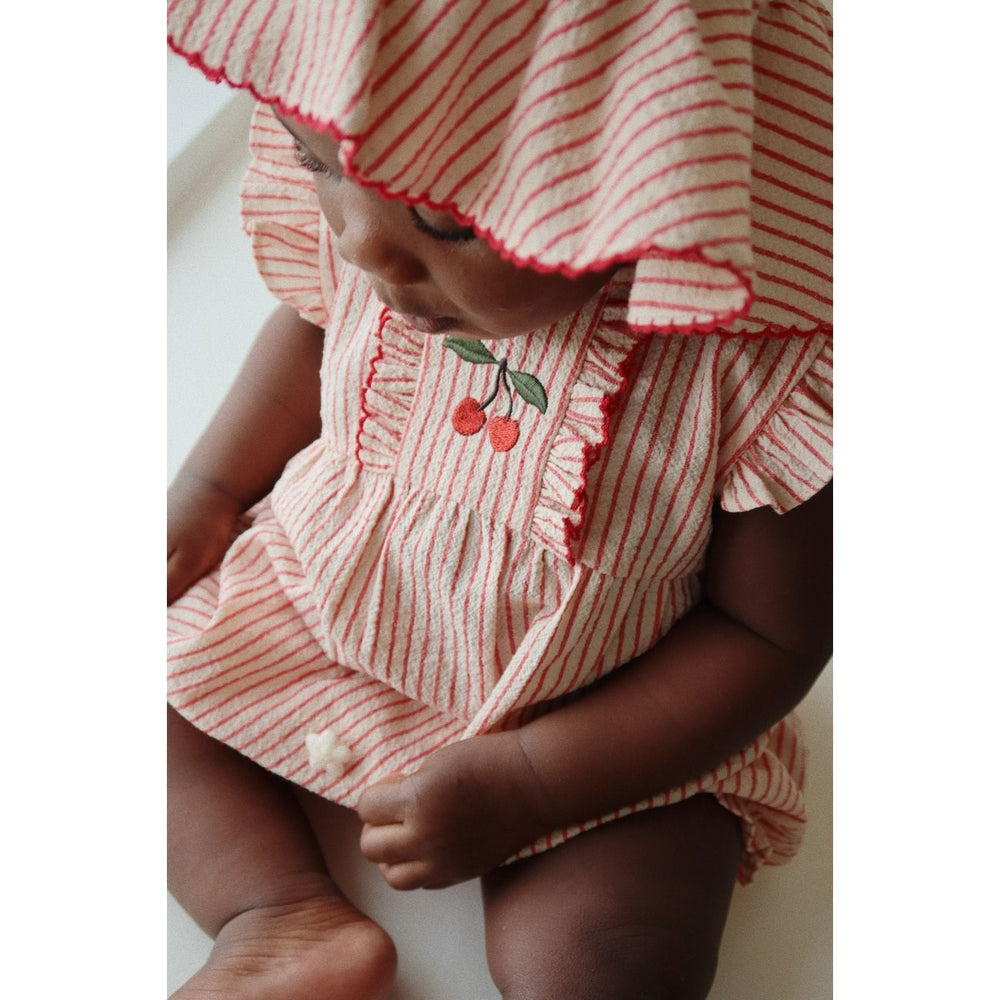 Køb Konges Sløjd Amour Stripe Ellie Frill Romper