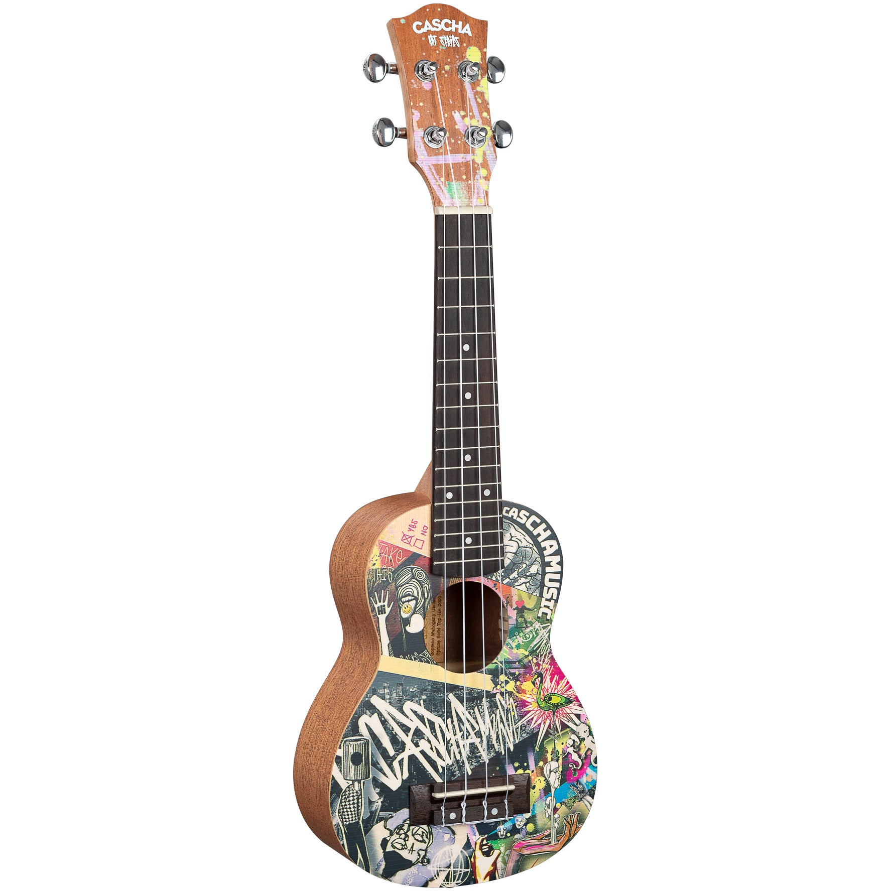 Cascha HH 2600 Sopran Art Series Urban sopraan ukelele set