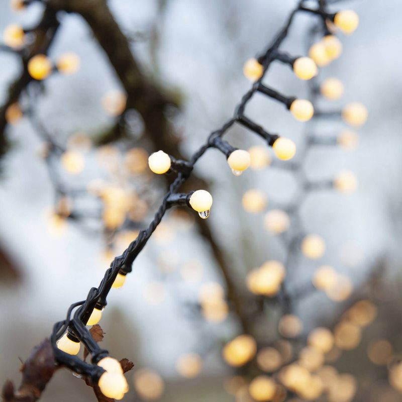 Kerstboomverlichting - LED Berry Mini - 6 Meter - 300 Lampjes - Warm Wit - Geschikt Voor Buiten