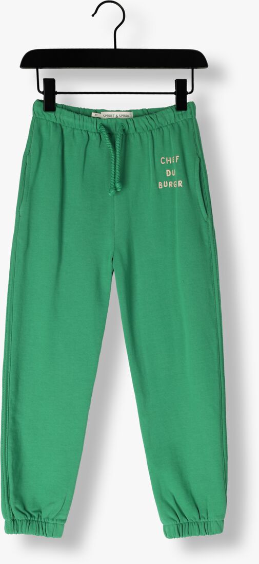 Sproet & Sprout groene sproet & sprout joggingbroek sweat pants chef du burger