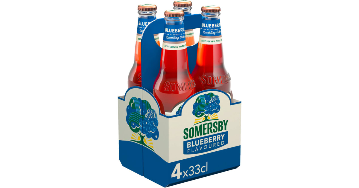 Somersby Blueberry Cider Tray 4x 0,33 Liter (Einweg)