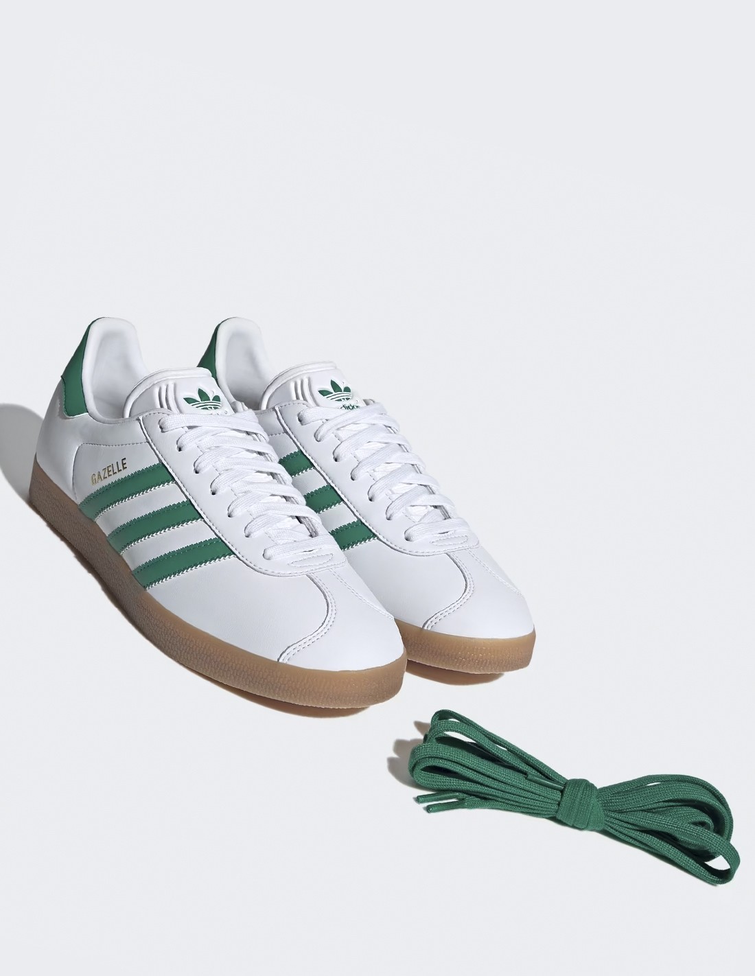 adidas Sneakers Mixte Gazelle Blanc/Vert