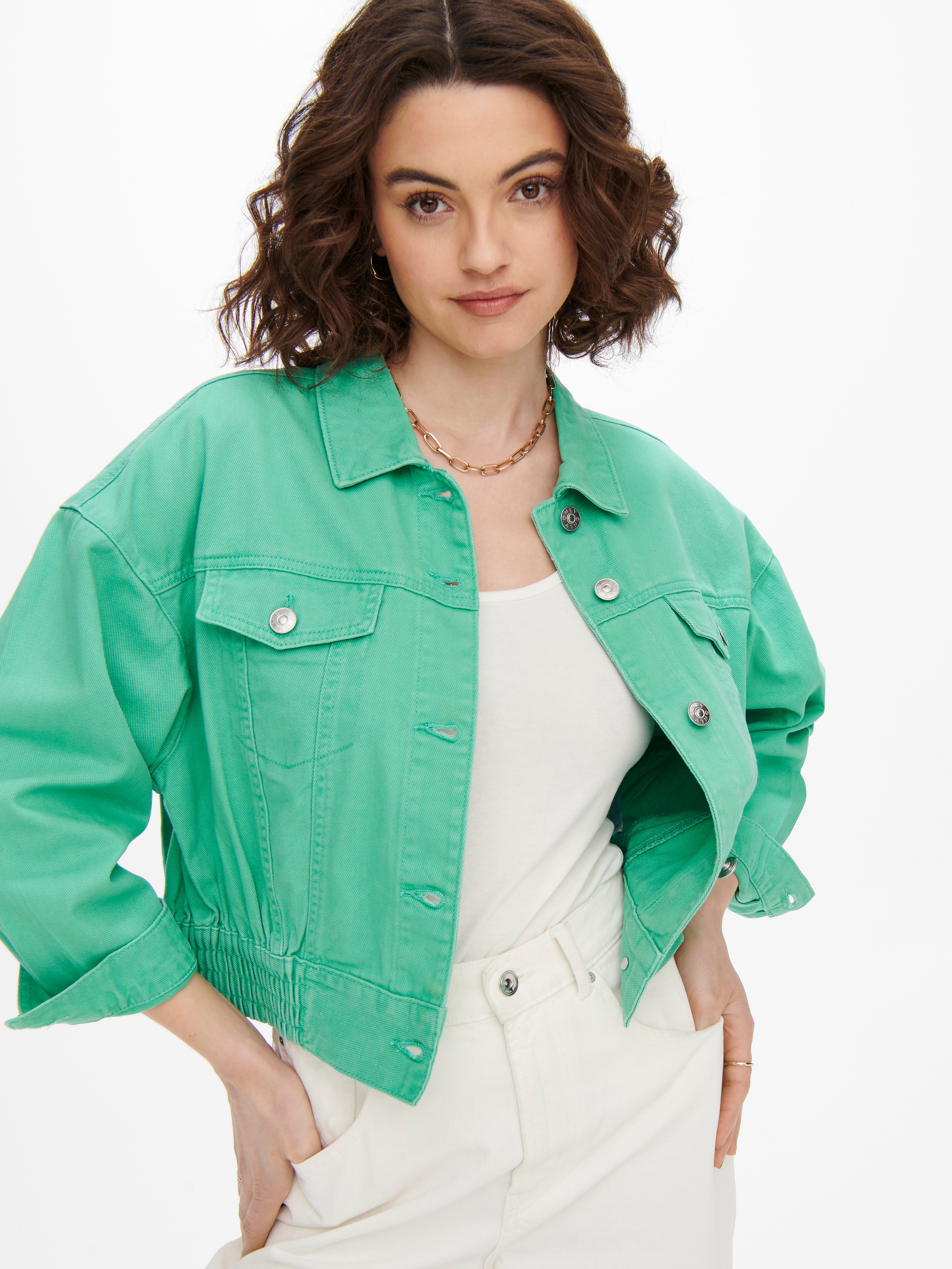 ONLFRIDA-DARSY Jeansjacke Marine Green