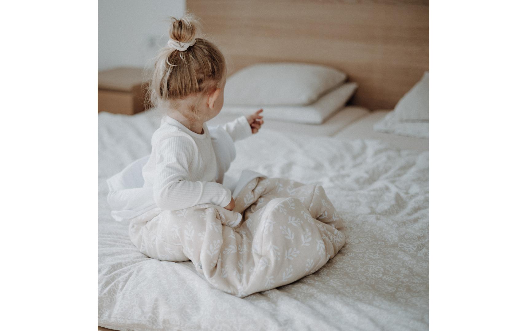 Baby-Ganzjahresschlafsack Floral Sand 110 cmGanzjahresschlafsack für Babys