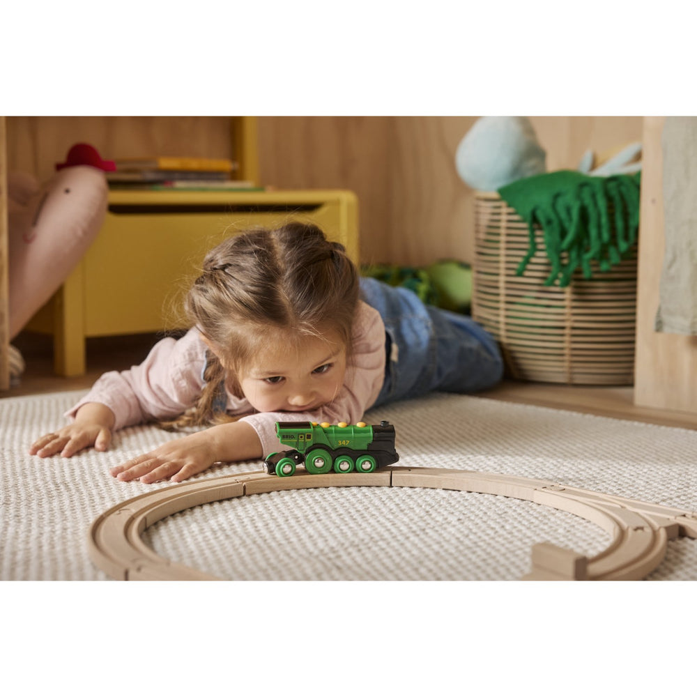 Køb BRIO® 33593 Stort, Grønt Lokomotiv, B/O