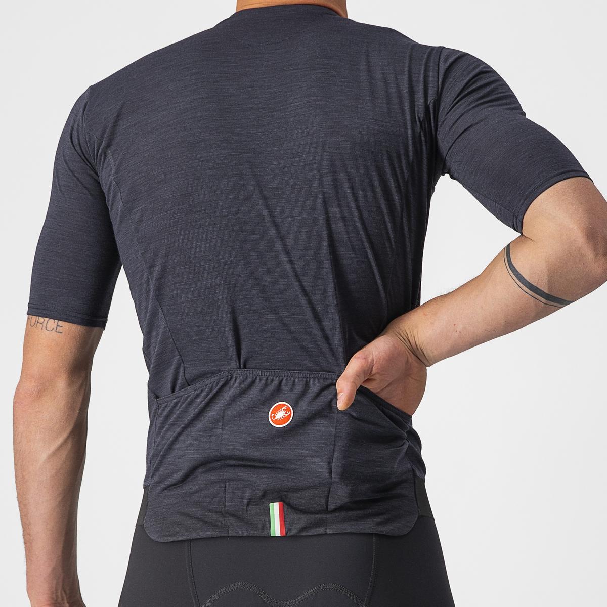 Castelli Essenza Jersey Lys Sort