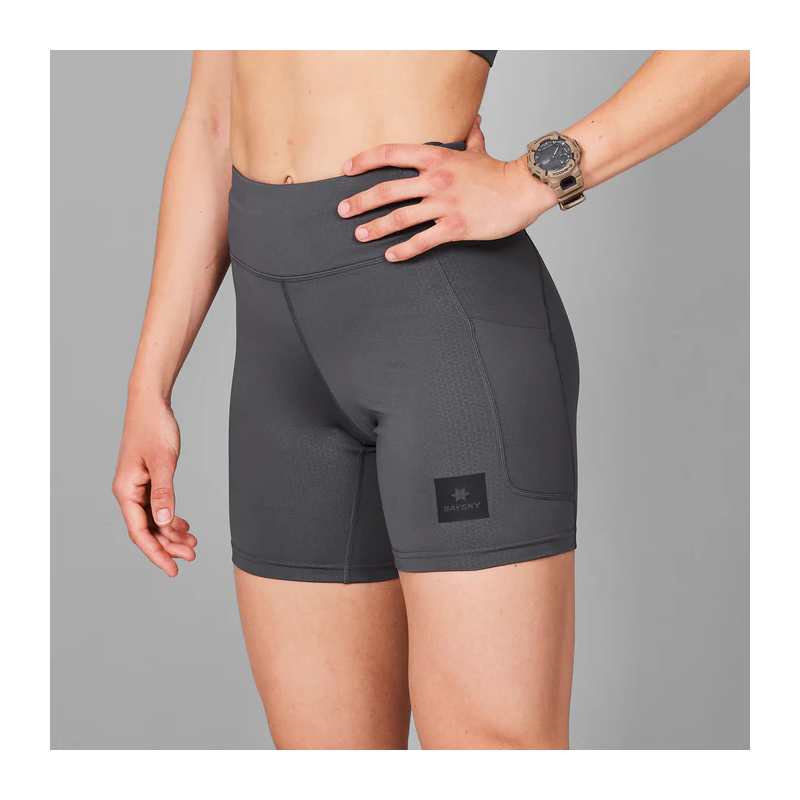 saysky combat short tight dame 634 mwrst30 grey