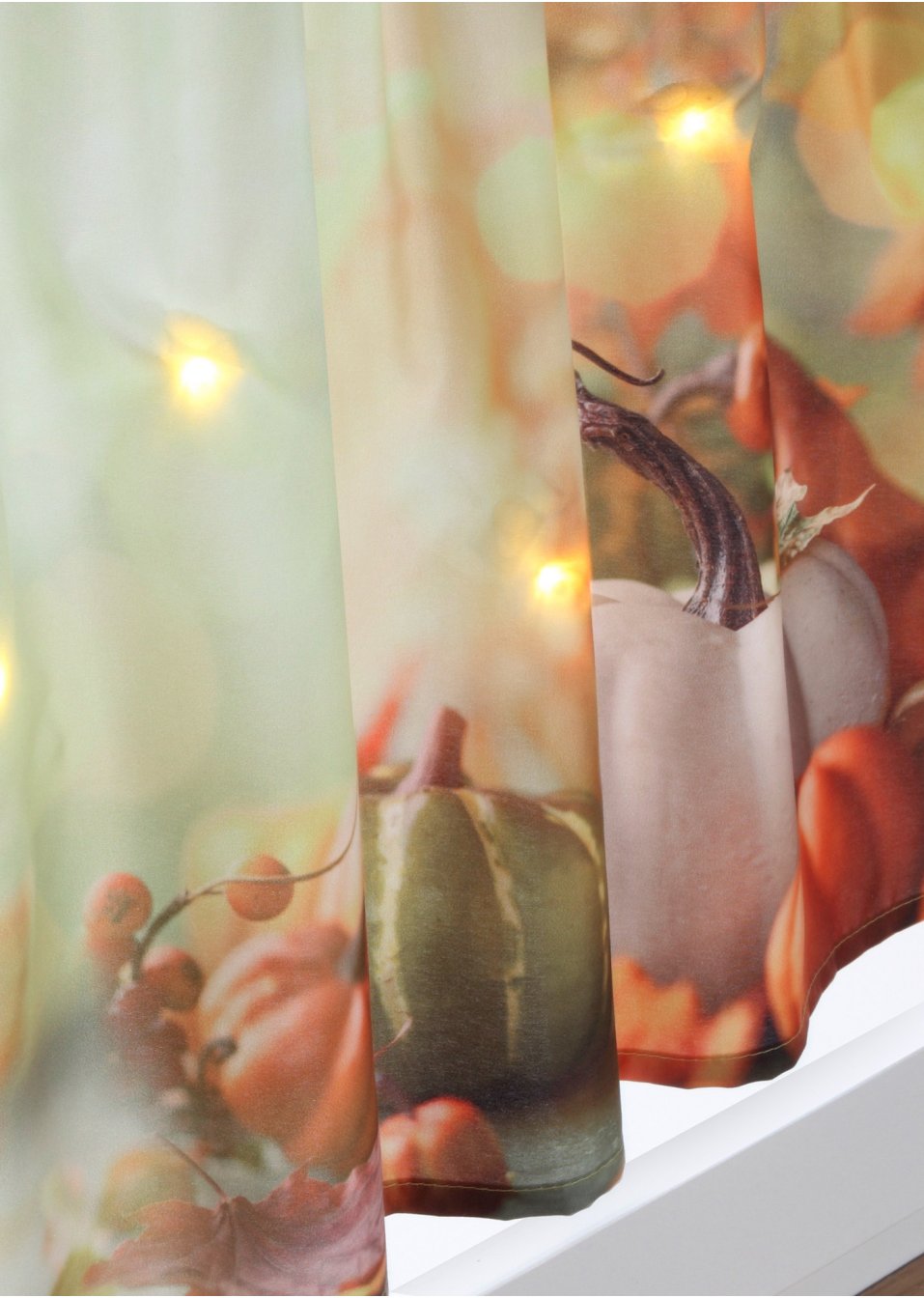Brise-bise LED avec motif automne