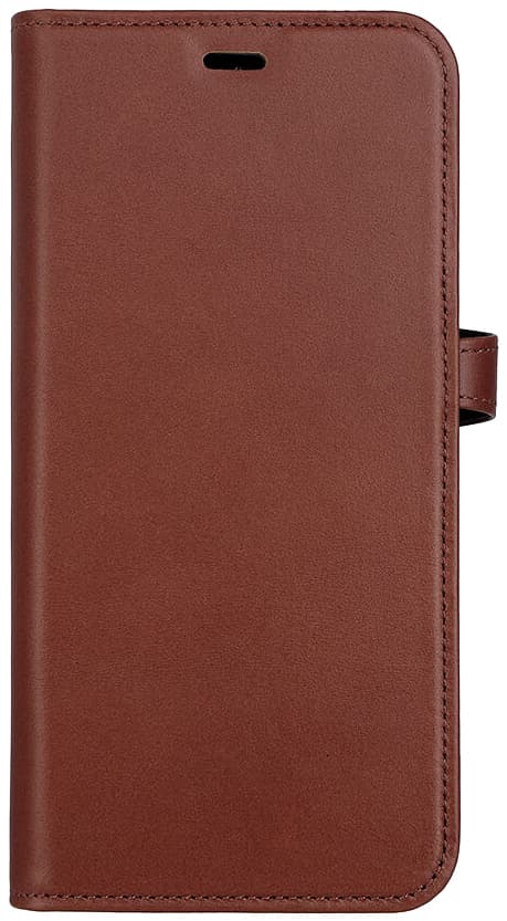 Buffalo iPhone 15 Pro Max 2in1 Leather MagSeries pungetui (brun)