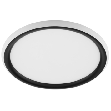 Brilliant LED plafondlamp Carloz zwart Ø30 cm