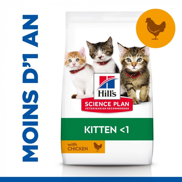 HILL'S Science Plan Kitten au Poulet - Croquettes pour chaton