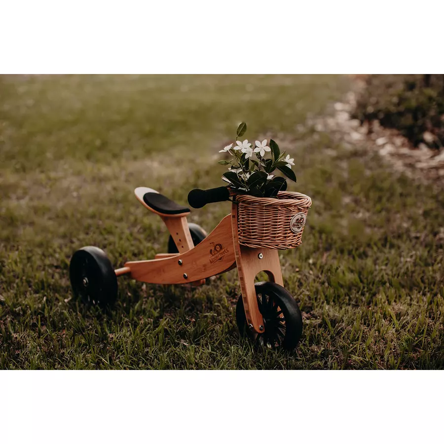 Kinderfeets® 2-in-1 Dreirad Tiny Tot Plus Bambus