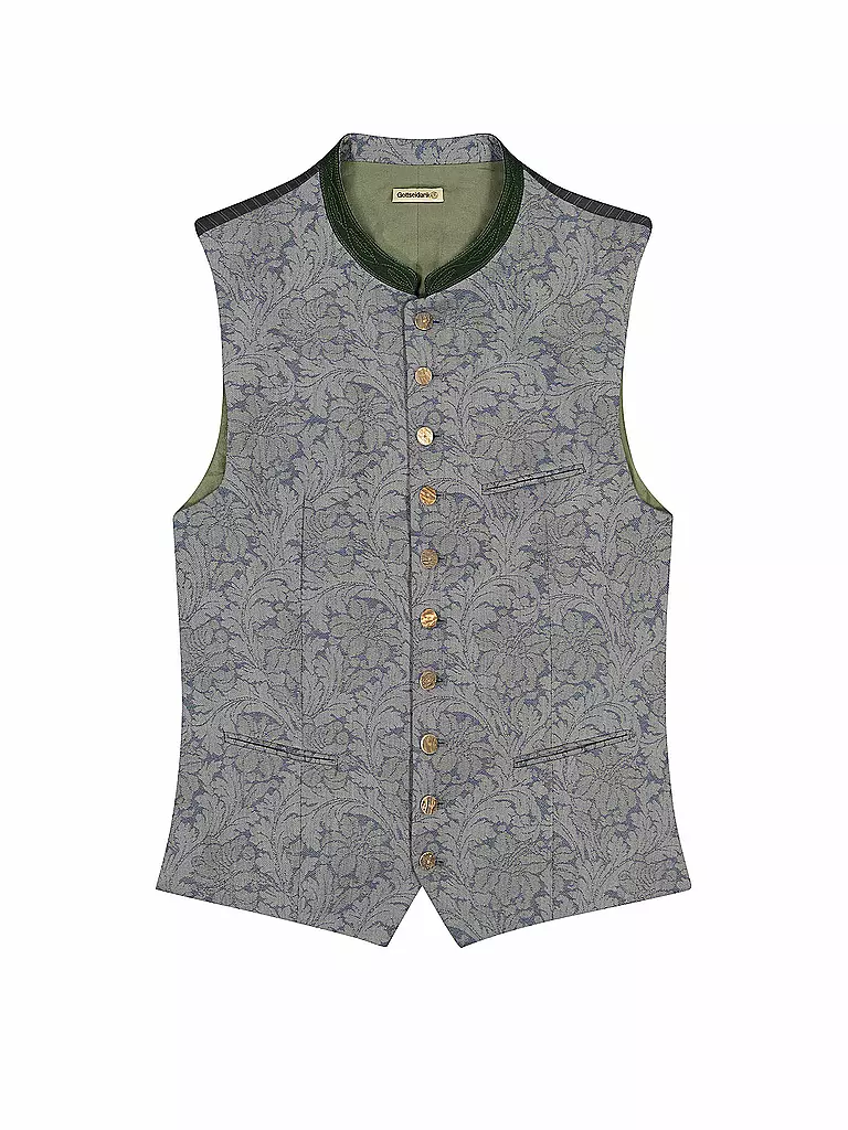 GOTTSEIDANK Trachtengilet KONSTANTIN blau