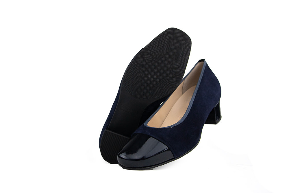Hassia Pump Blue Multi Suede Lak Evelyn
