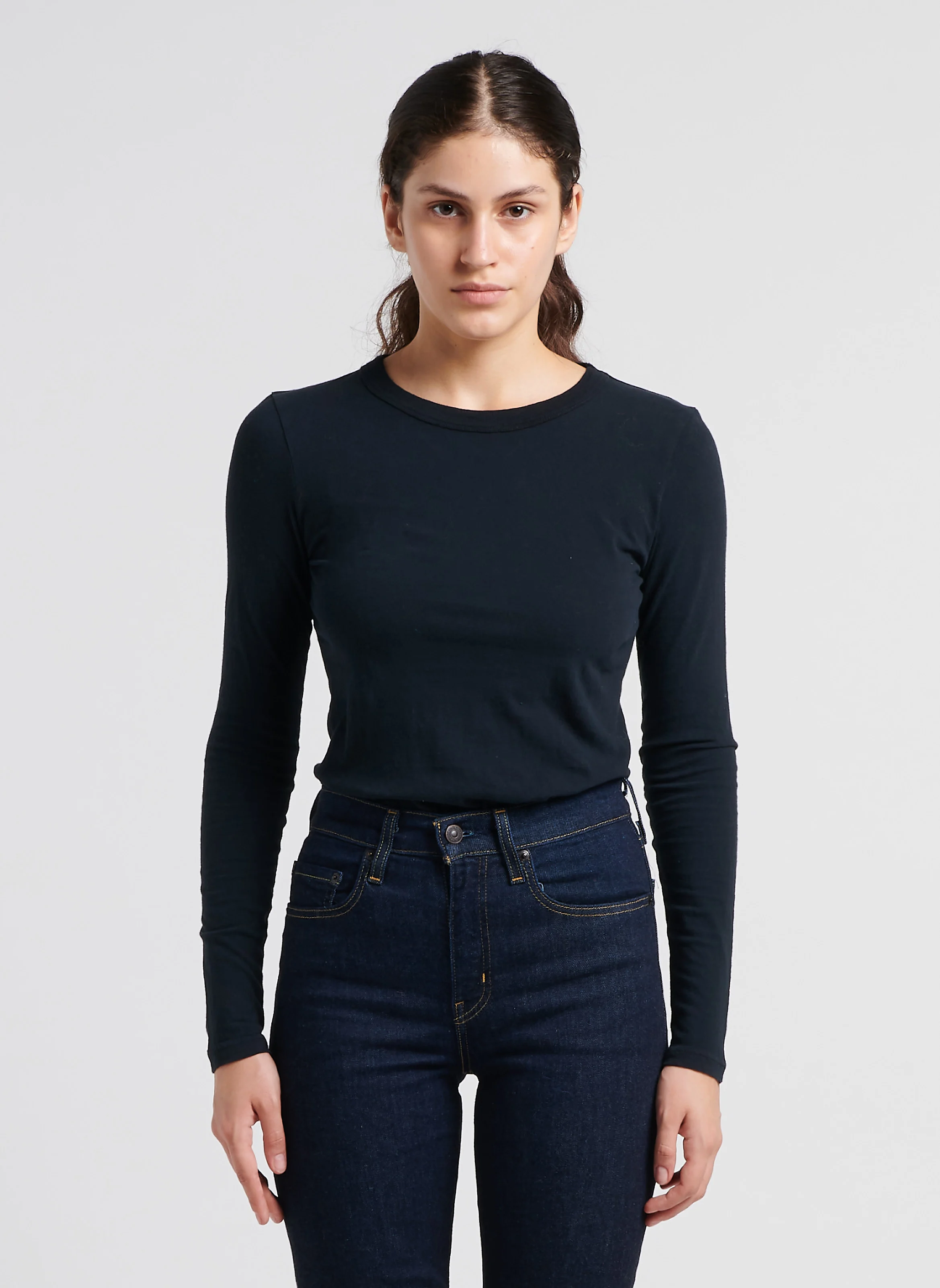 GAMIPY - Tee-shirt à col rond en coton | Noir