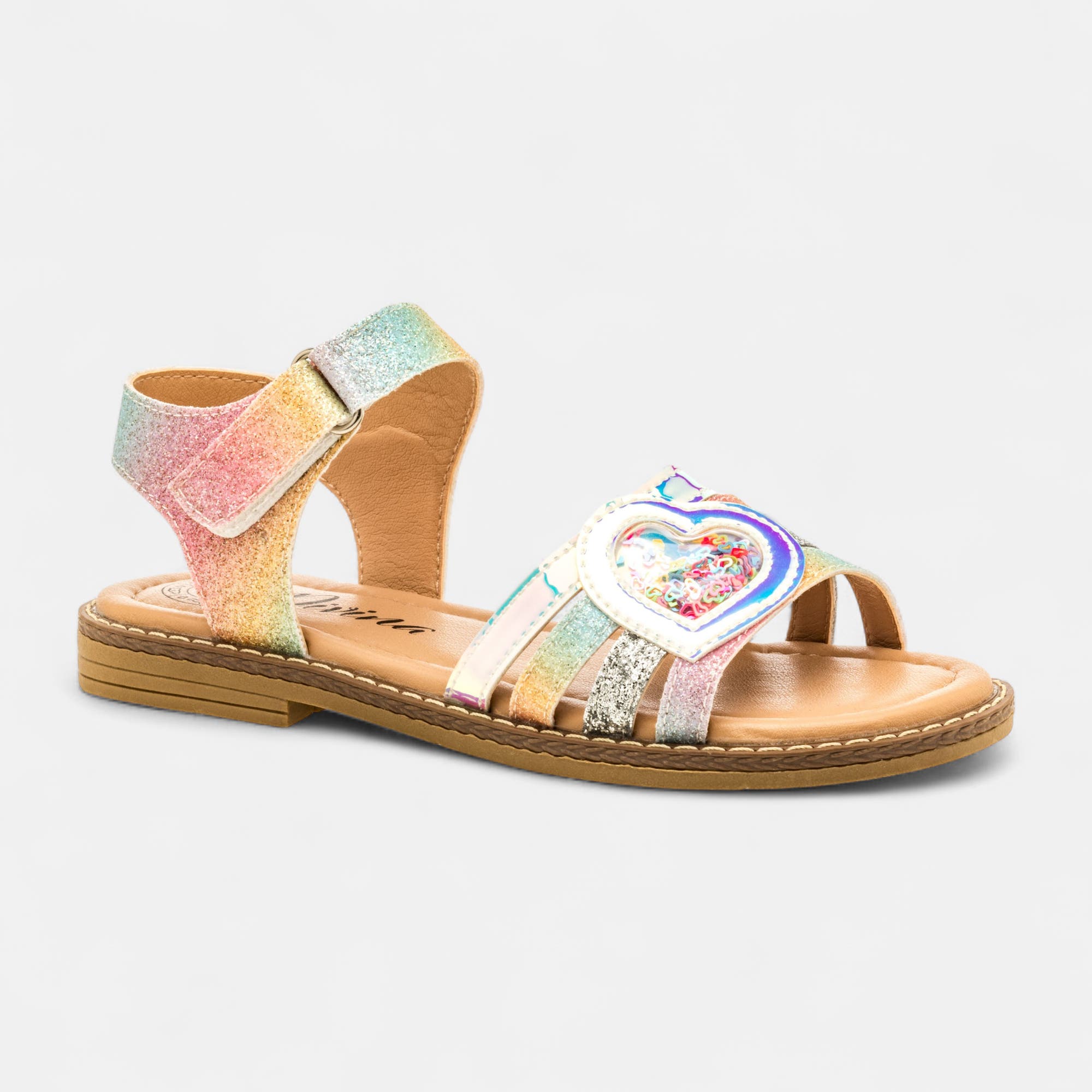 Nu-pieds Fille multicolore