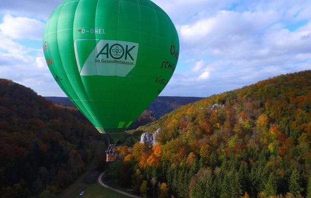 Ballonfahrt in Aalen als luftige Geschenkidee