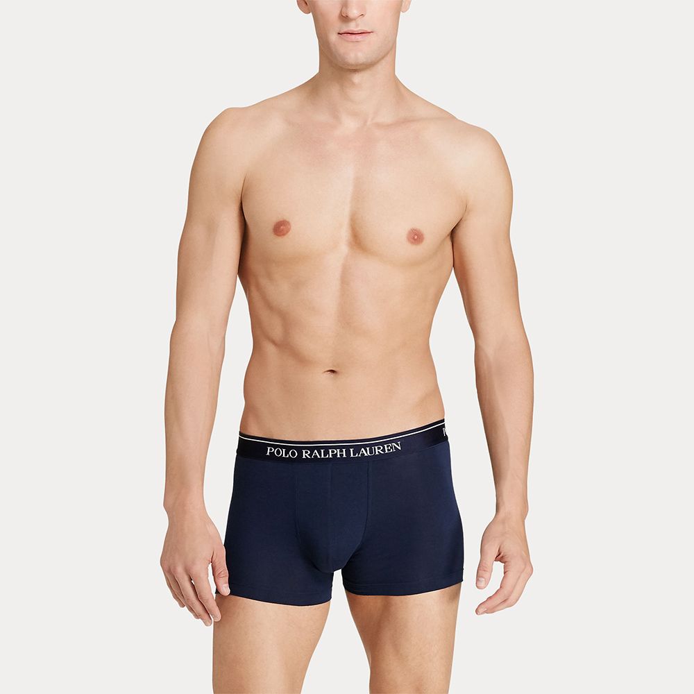 Stretch Bomull Boxer 3 Pack Navy