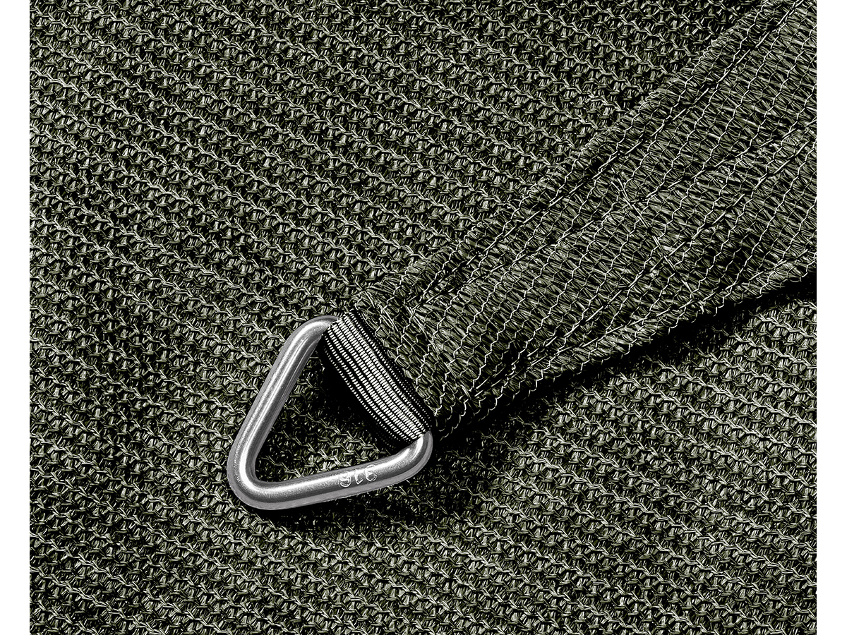 Platinum Coolfit 5x5m vierkant schaduwdoek - Olive