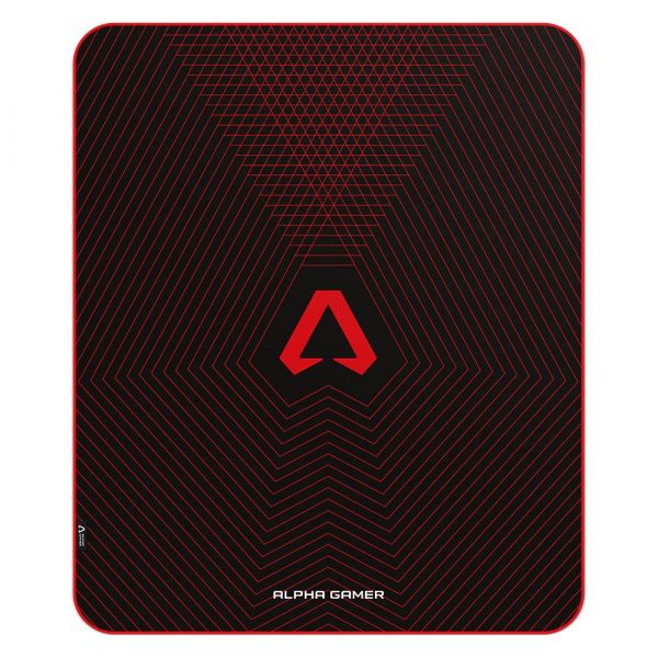 Alpha Gamer Kadran Grid Black / Red - AGKADRANGRIDRED