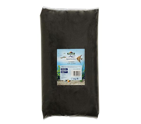 Dehner Aqua Aquariensand, schwarz, 0,4-1,2 mm,