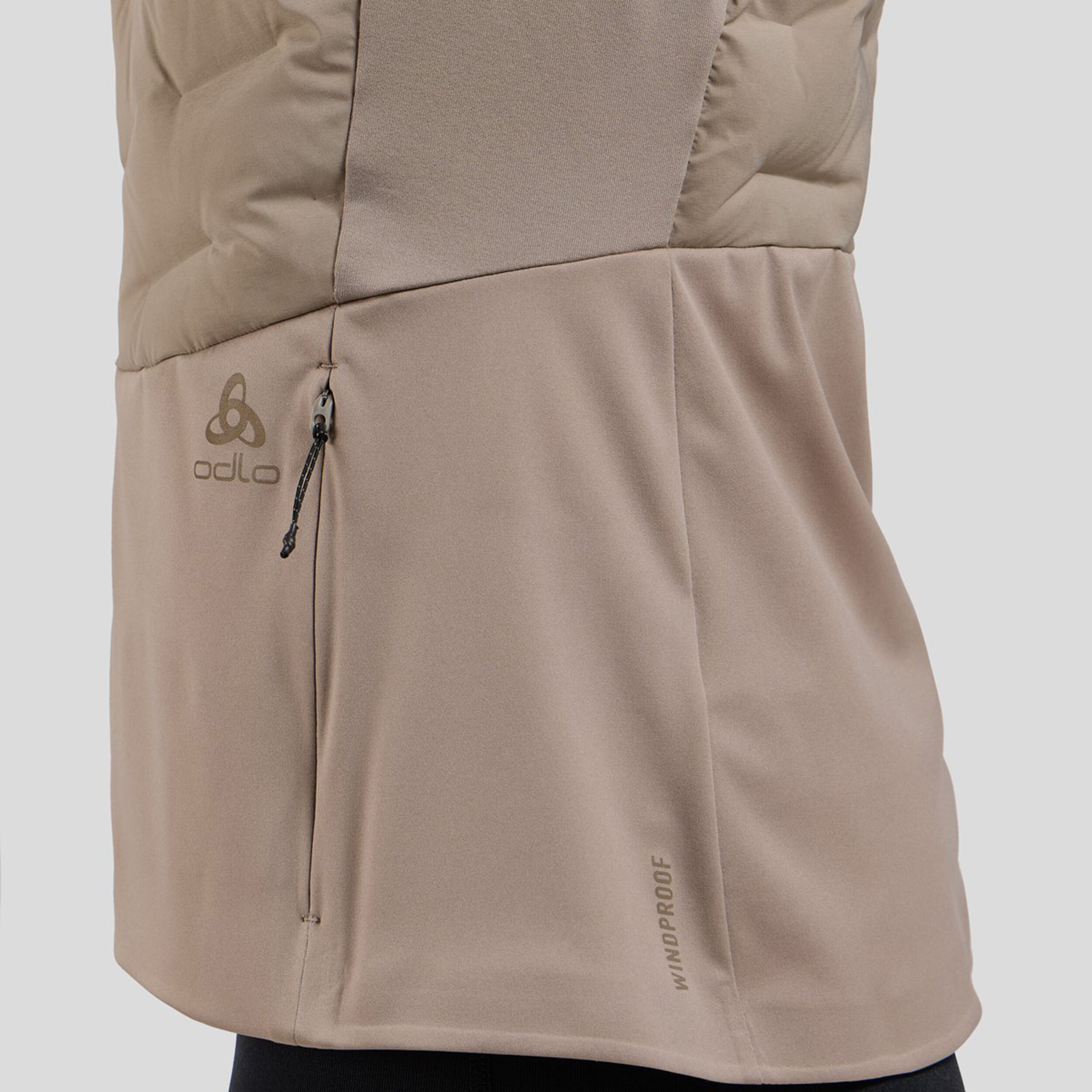 Odlo Zeroweight Insulator Gilets De Course Femmes - Gris