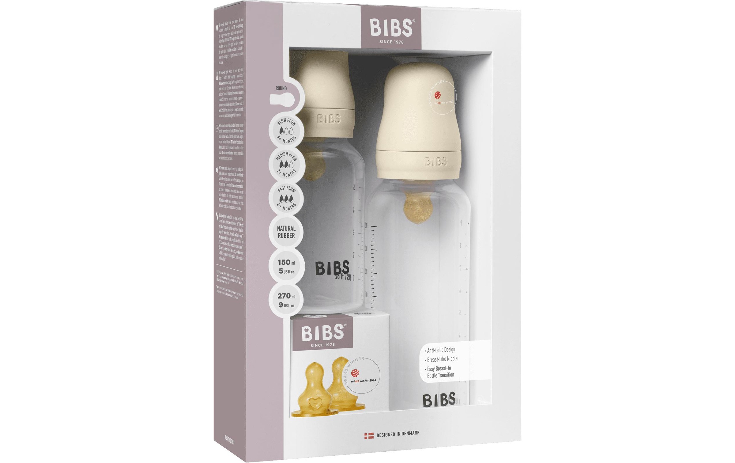Babyflasche »Bibs Grow & Flow Set Latex 150 ml / 270 ml«