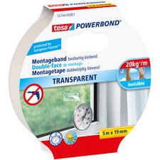Adhésif double face de montage Powerbond, transparent