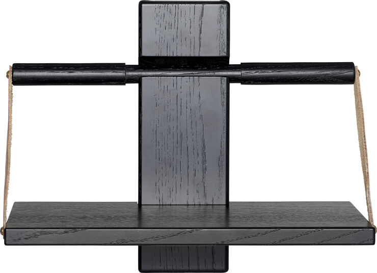Andersen - Furniture Shelf Wood Wall - Small 30x18xH24 cm Black