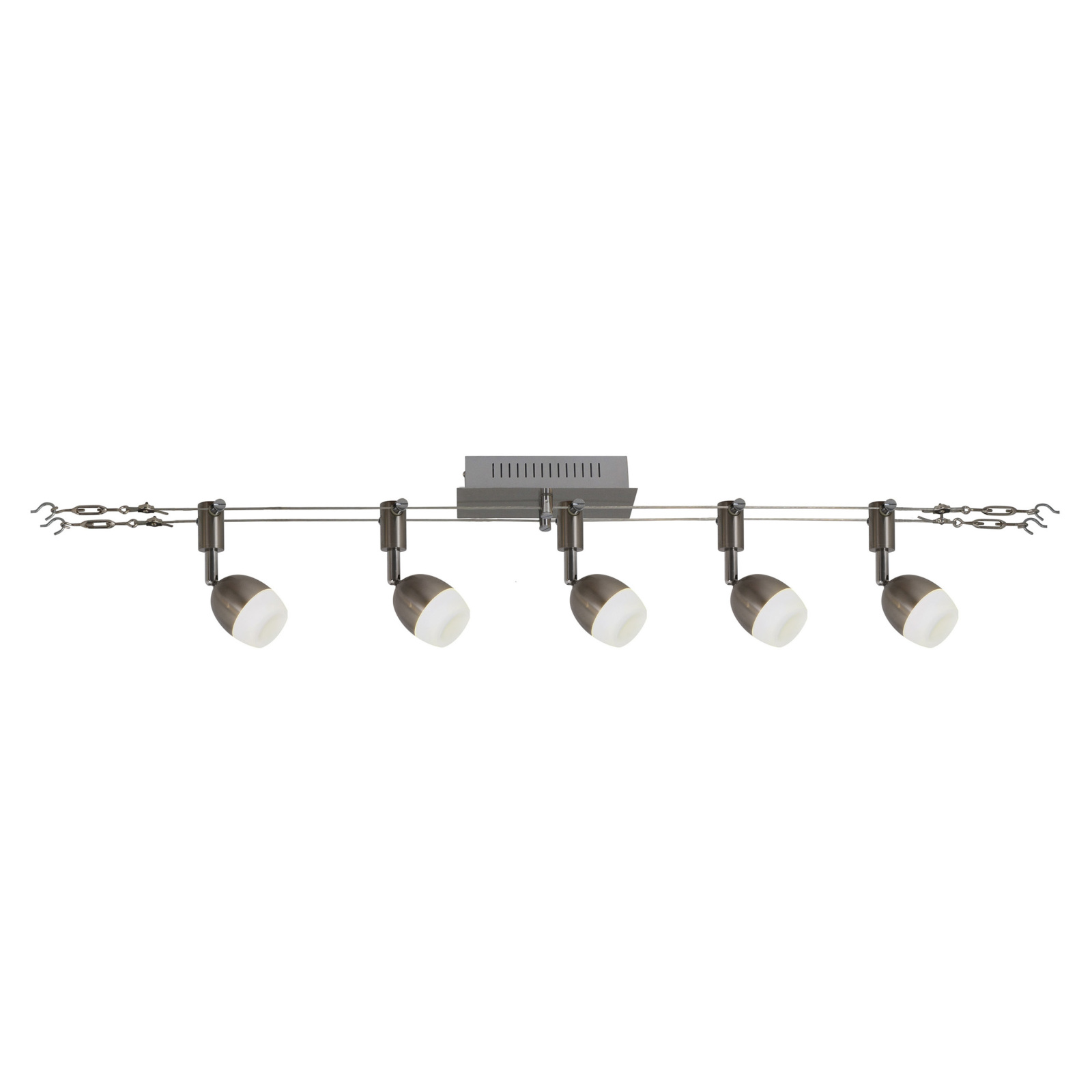 LED-Seilsystem TONY - Stahl - 50 cm
