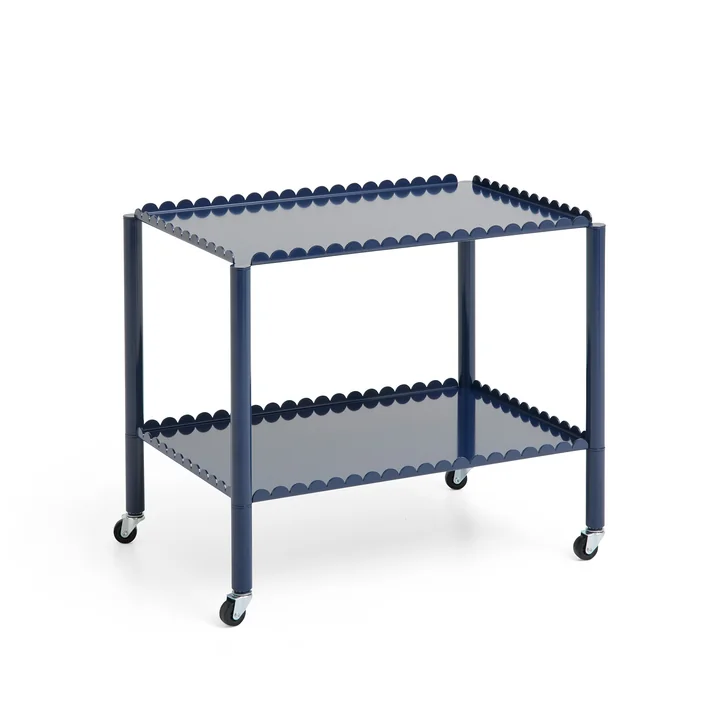 HAY - Arcs Trolley niedrig, stahlblau