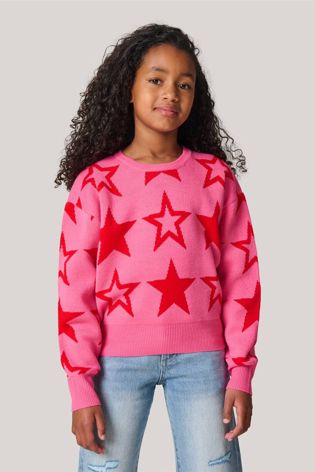 Shoeby gebreide trui roze