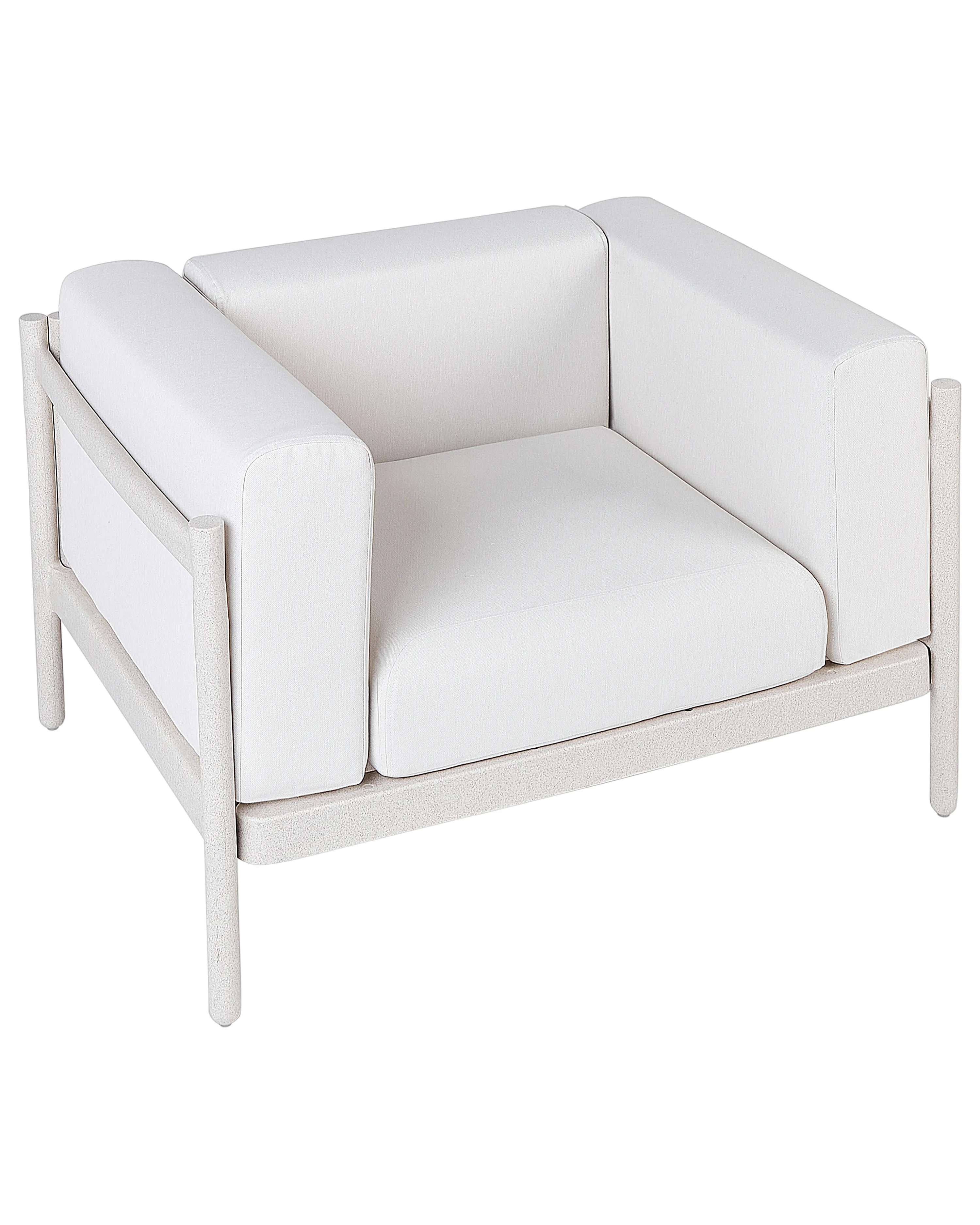 Set van 2 tuinfauteuils FERRETTI Lichtbeige