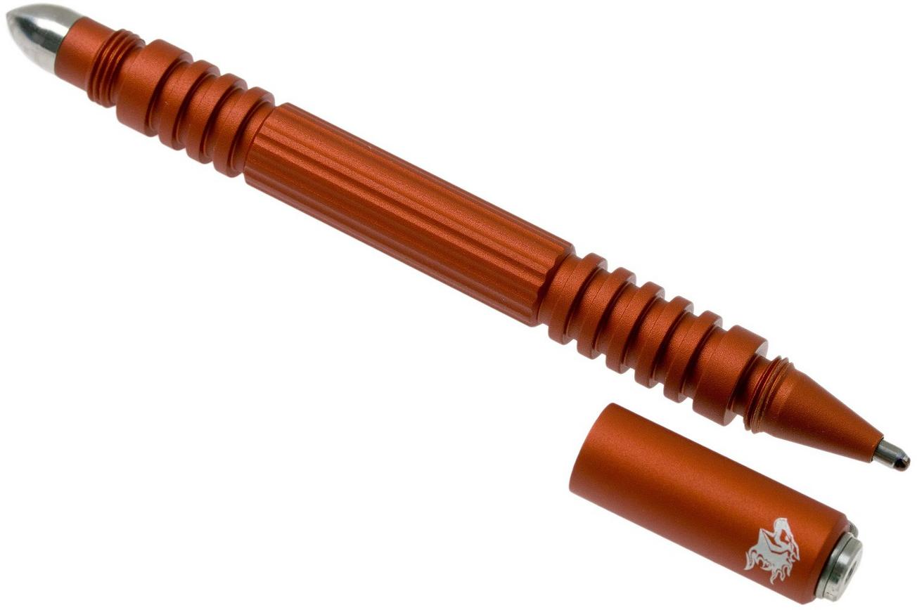 Rick Hinderer Investigator Pen Aluminium Matte Orange, tactische pen