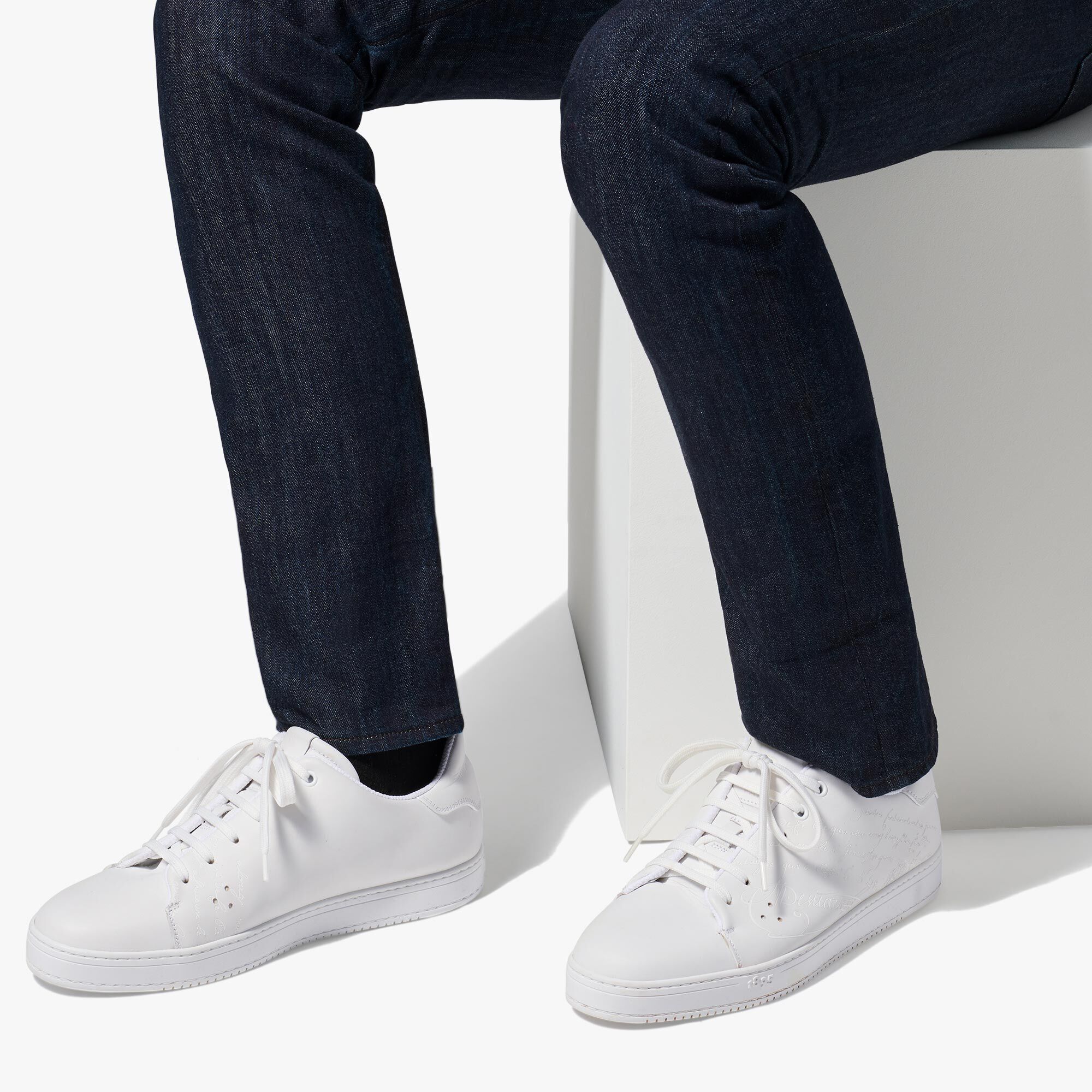 Sneaker Playtime En Cuir Scritto