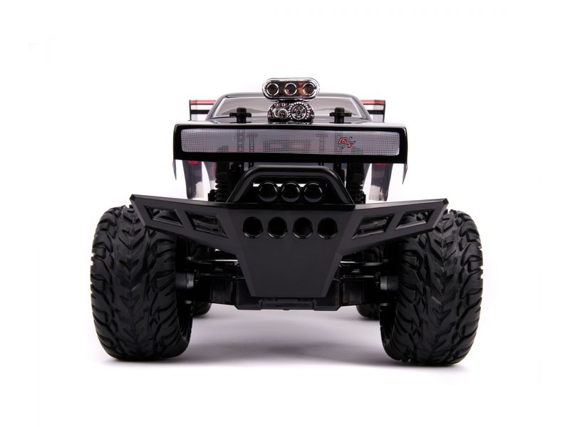 Jada Toys Dodge Charger 1970 4x4 RTR, 1:12 Ferngesteuerter Monster Truck aus Fast & Furious «Dom's Dodge Charger RT»