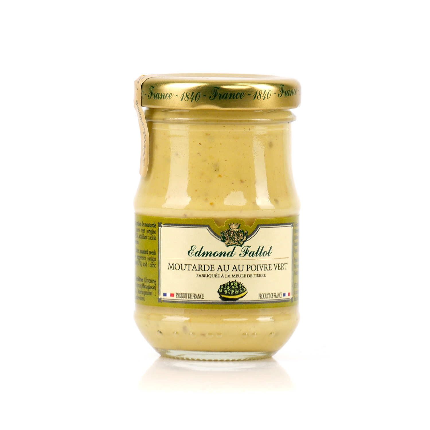 Moutarde au poivre vert